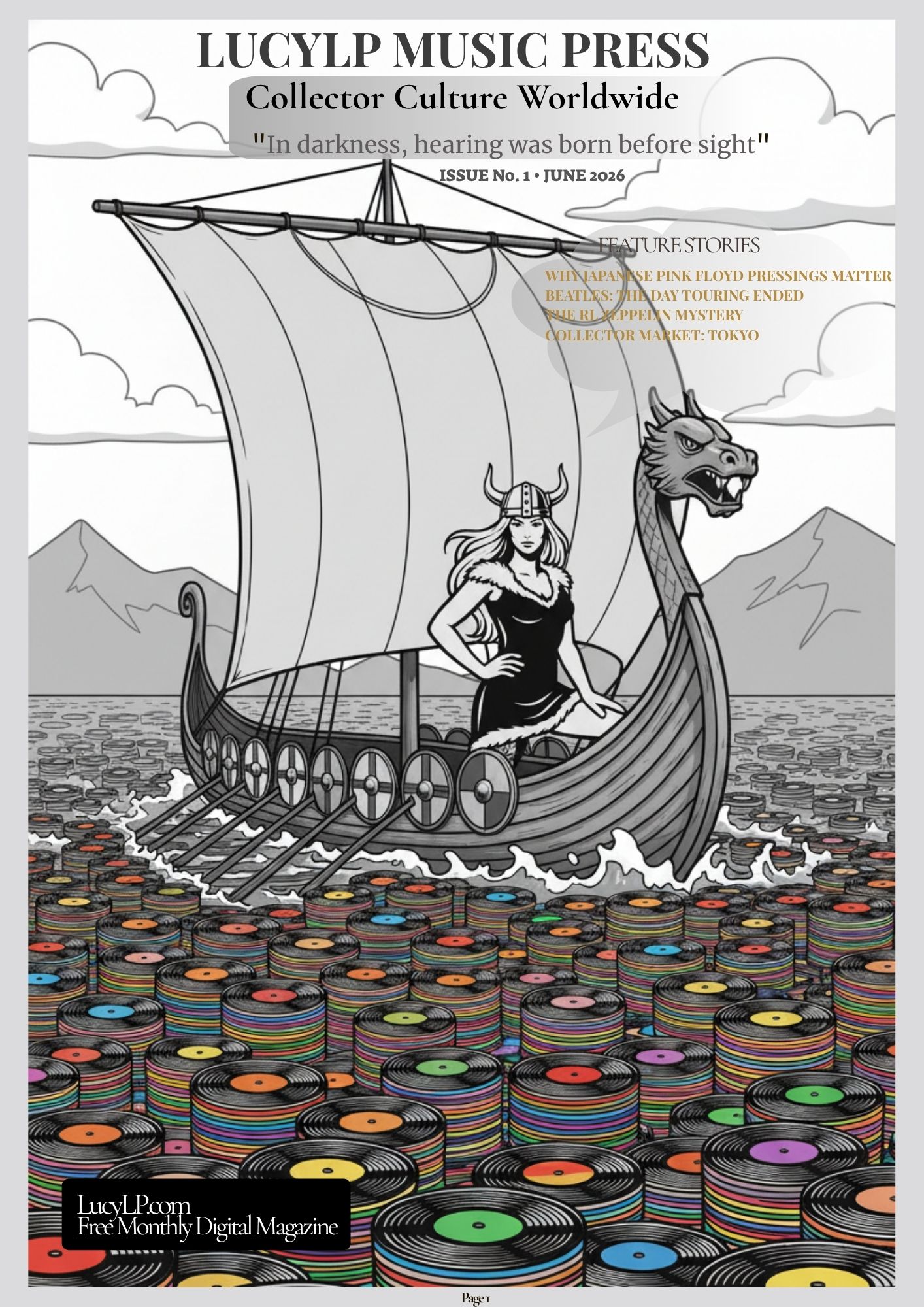 LucyLP Music Press Issue No.1 cover
